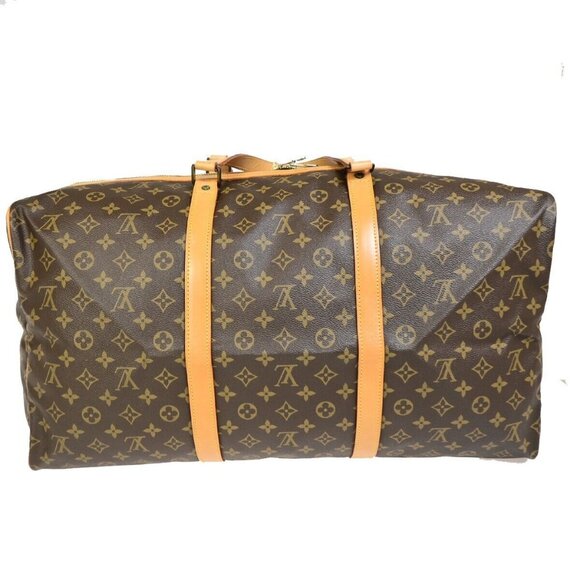 LOUIS VUITTON Sac Souple 55 Travel Hand Bag Monogram Leather - Picture 3 of 14